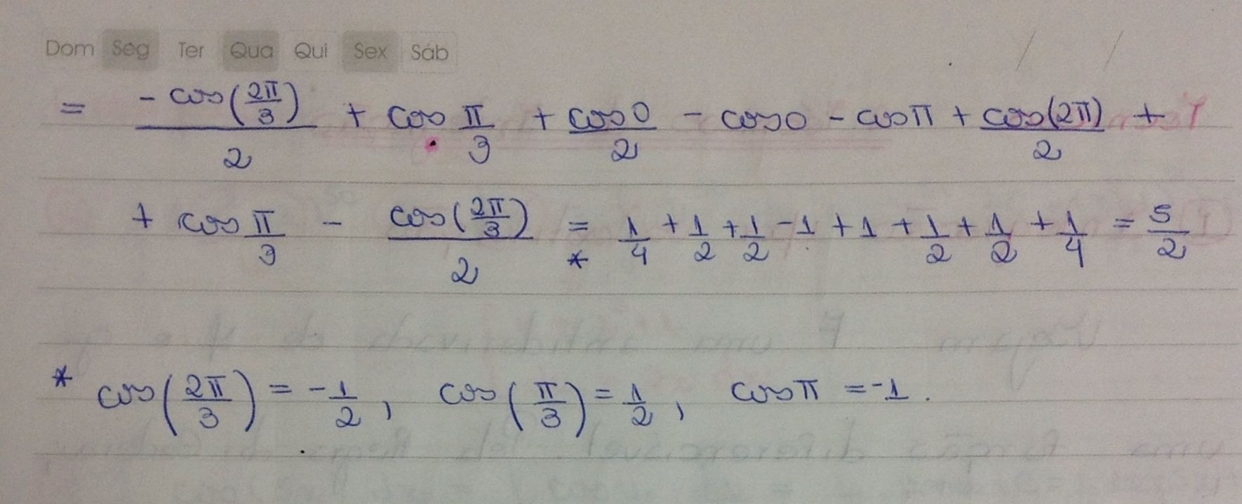 exercicios de calculo nao resolvidos, Exercícios Cálculo